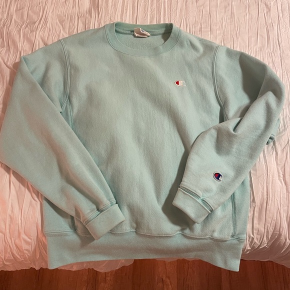 Turquoise champion crewneck - Picture 1 of 4